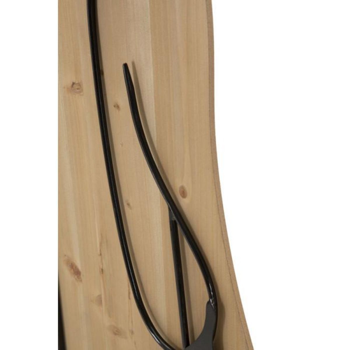 Paris Prix Décoration Murale Encadrée  Beauty  90cm Noir & Naturel