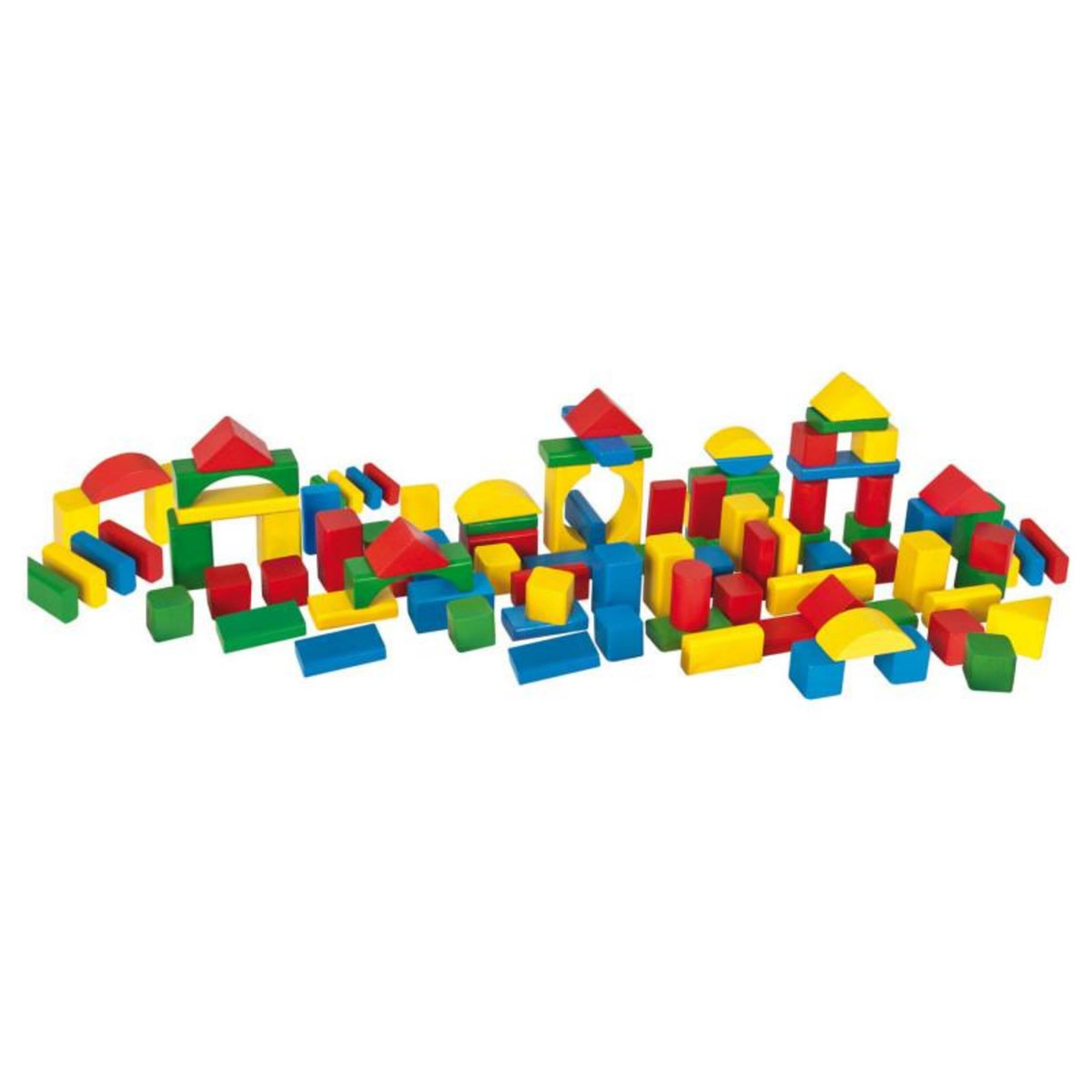 Eichhorn Eichhorn Wooden Colored Blocks, 100 pcs.