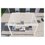 Voir la diapositive 6 : OMBREA Pergola bioclimatique - Autoportante - Blanche - 3x4m - OMBREA