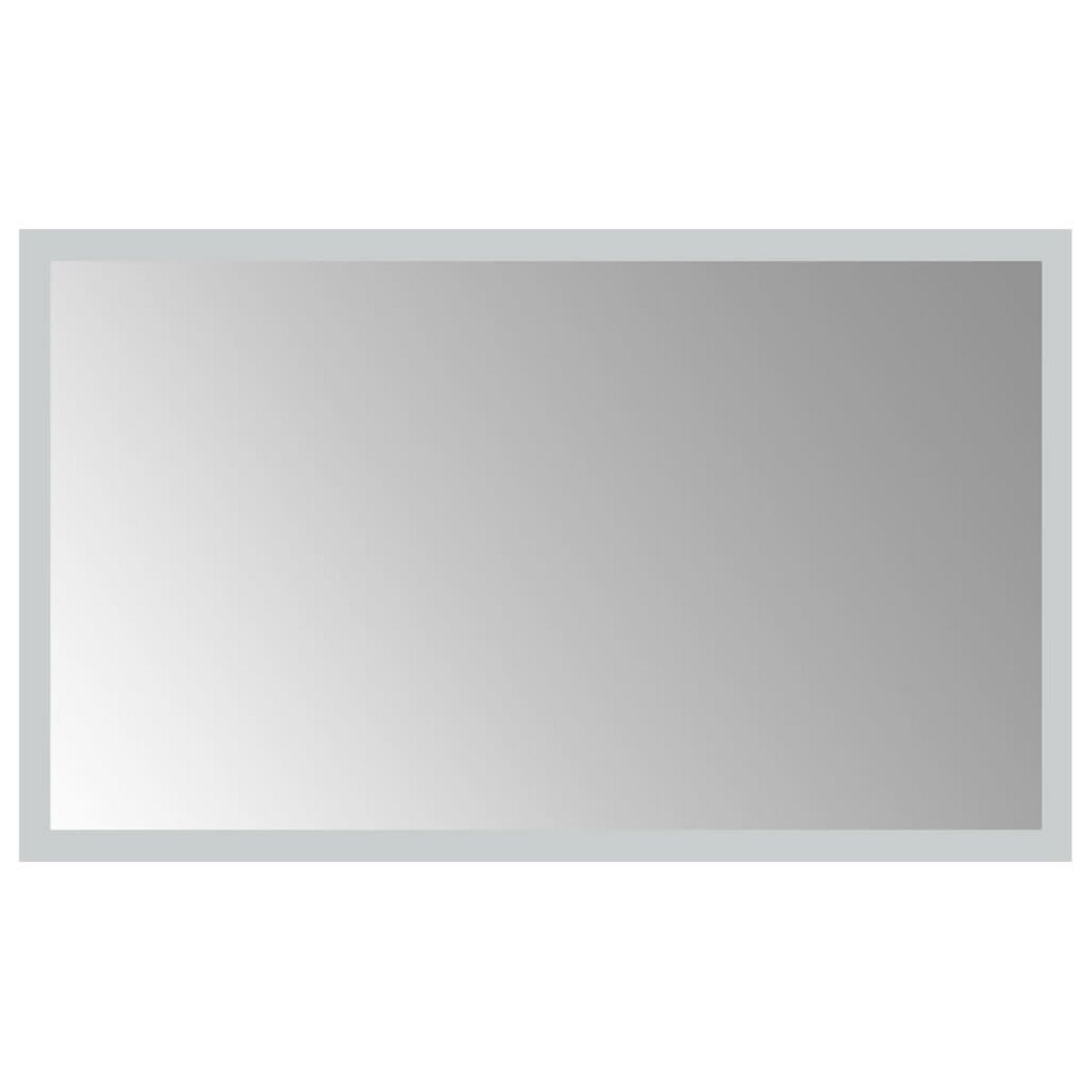 VIDAXL Miroir de salle de bain a LED 30x50 cm