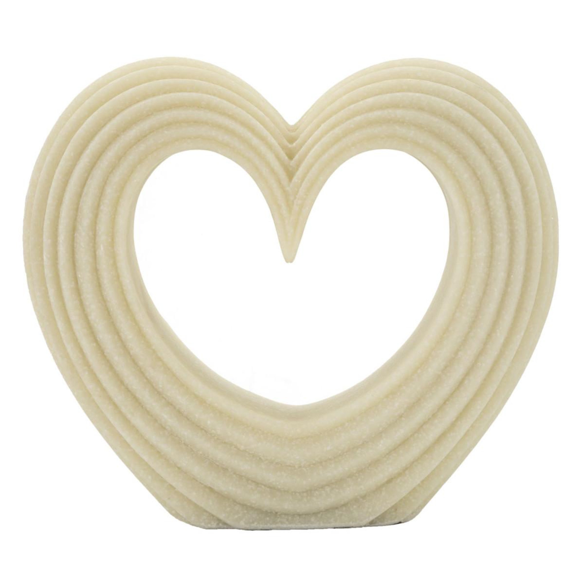 Paris Prix Cœur déco en résine  lovvy  21cm blanc