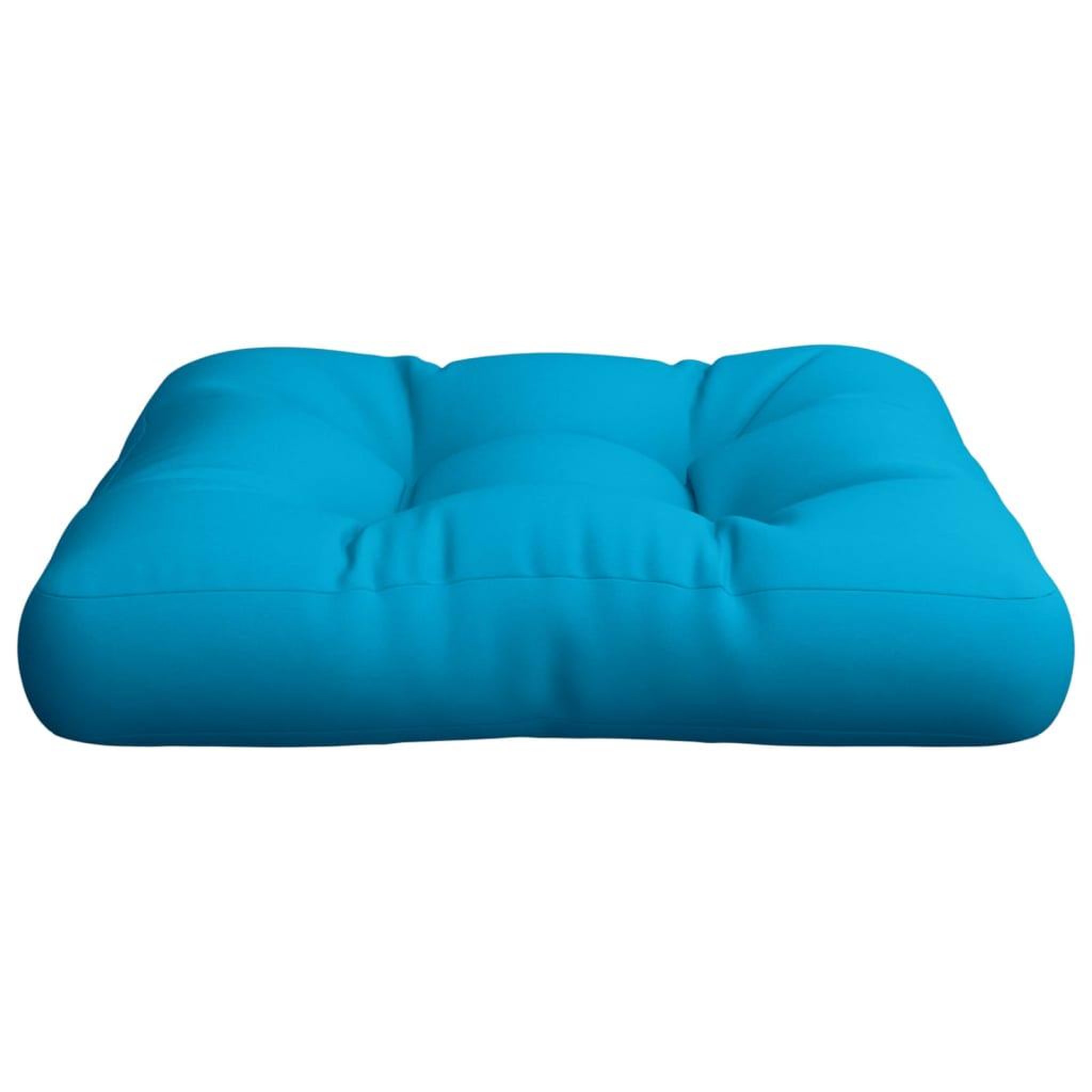 Voir la diapositive 5 : VIDAXL Coussin de palette bleu 50x50x12 cm tissu