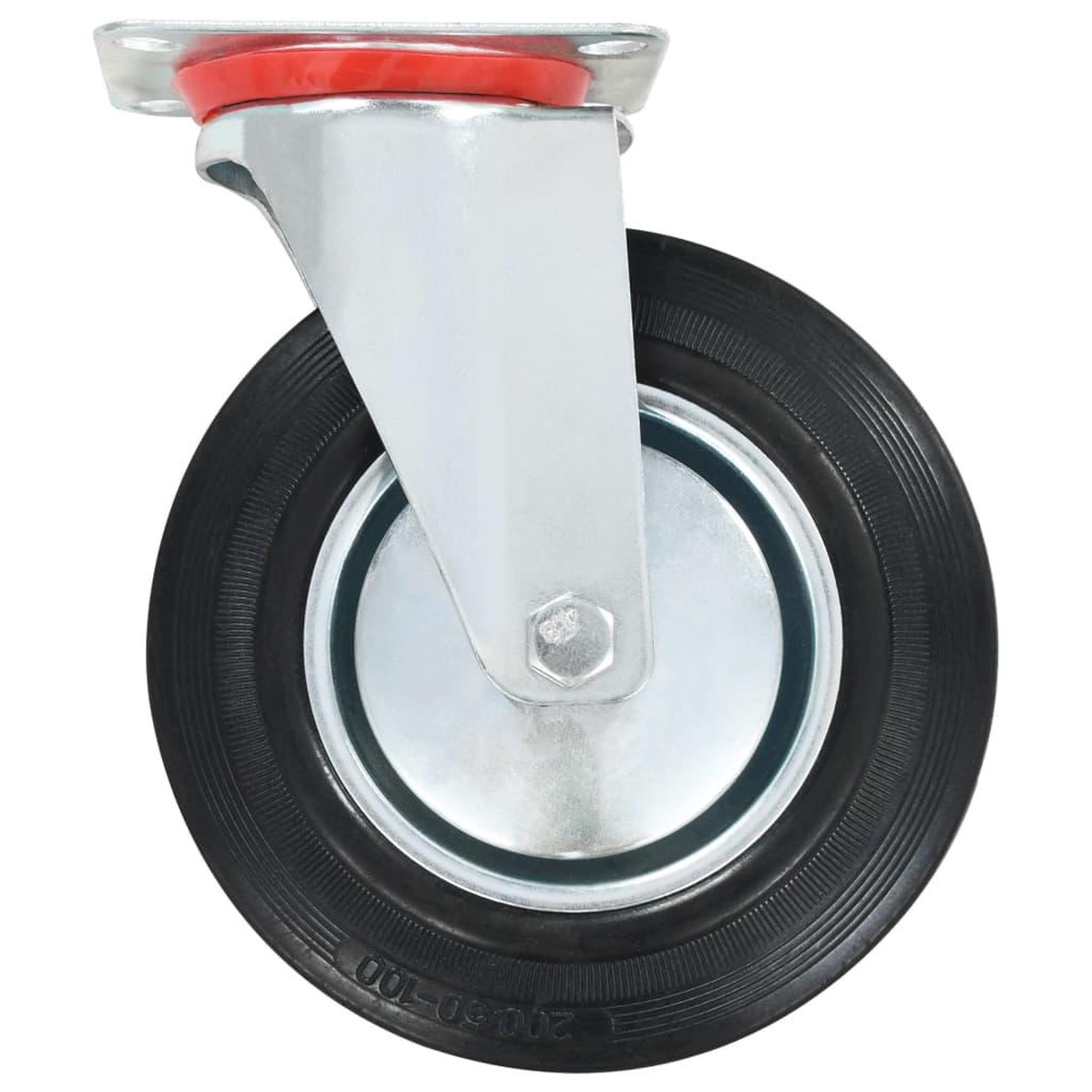 Voir la diapositive 4 : VIDAXL Roulettes pivotantes 4 pcs 200 mm