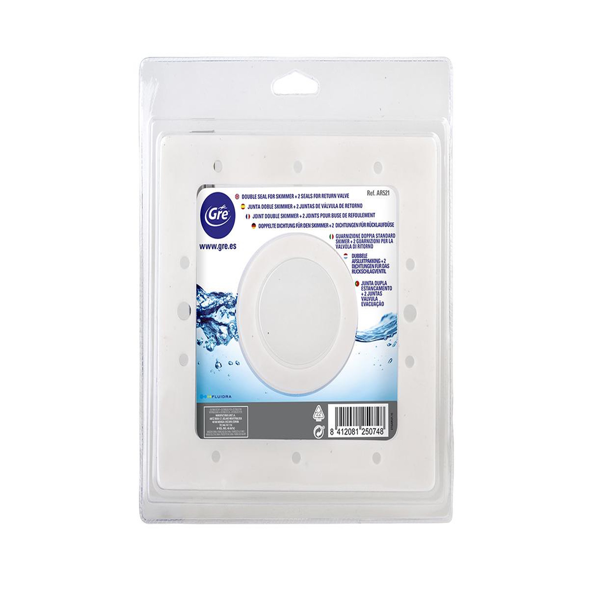 GRE Joint double skimmer + 2 joints pour buse de refoulement - Gré