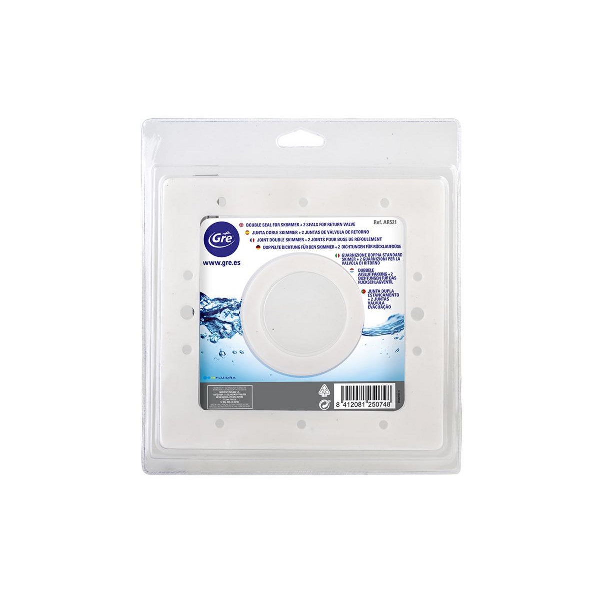 GRE Joint double skimmer + 2 joints pour buse de refoulement - Gré