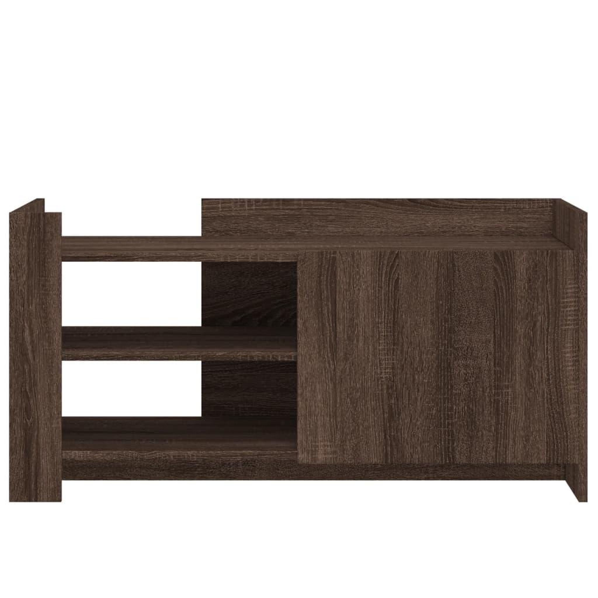 Voir la diapositive 4 : VIDAXL Table basse chene marron 100x50x50 cm bois d'ingenierie
