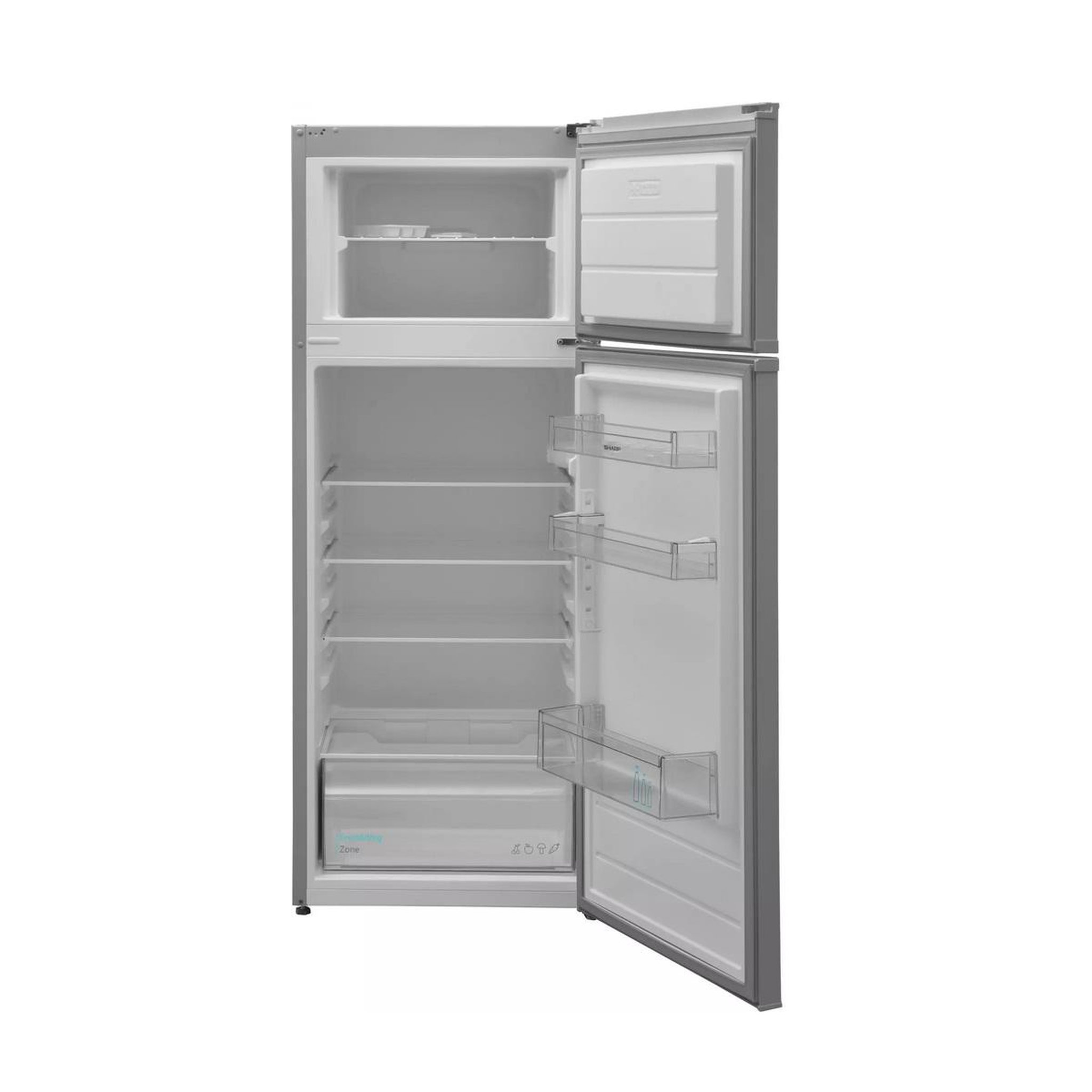 Voir la diapositive 3 : Sharp Réfrigérateur combiné 54cm 213l nanofrost silver - sjftb01itxsd-eu2