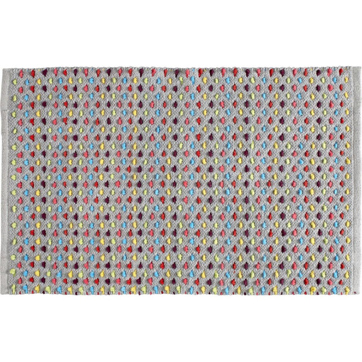 GUY LEVASSEUR Tapis de bain déco en coton chenille 50x80cm