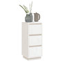 Voir la diapositive 4 : VIDAXL Buffet Blanc 32x34x75 cm Bois massif de pin