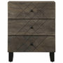 Voir la diapositive 3 : VIDAXL Table de chevet noir 50x33x62 cm bois de manguier solide