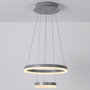 Voir la diapositive 5 : Paris Prix Suspension en Métal Led  Plaox  120cm Gris