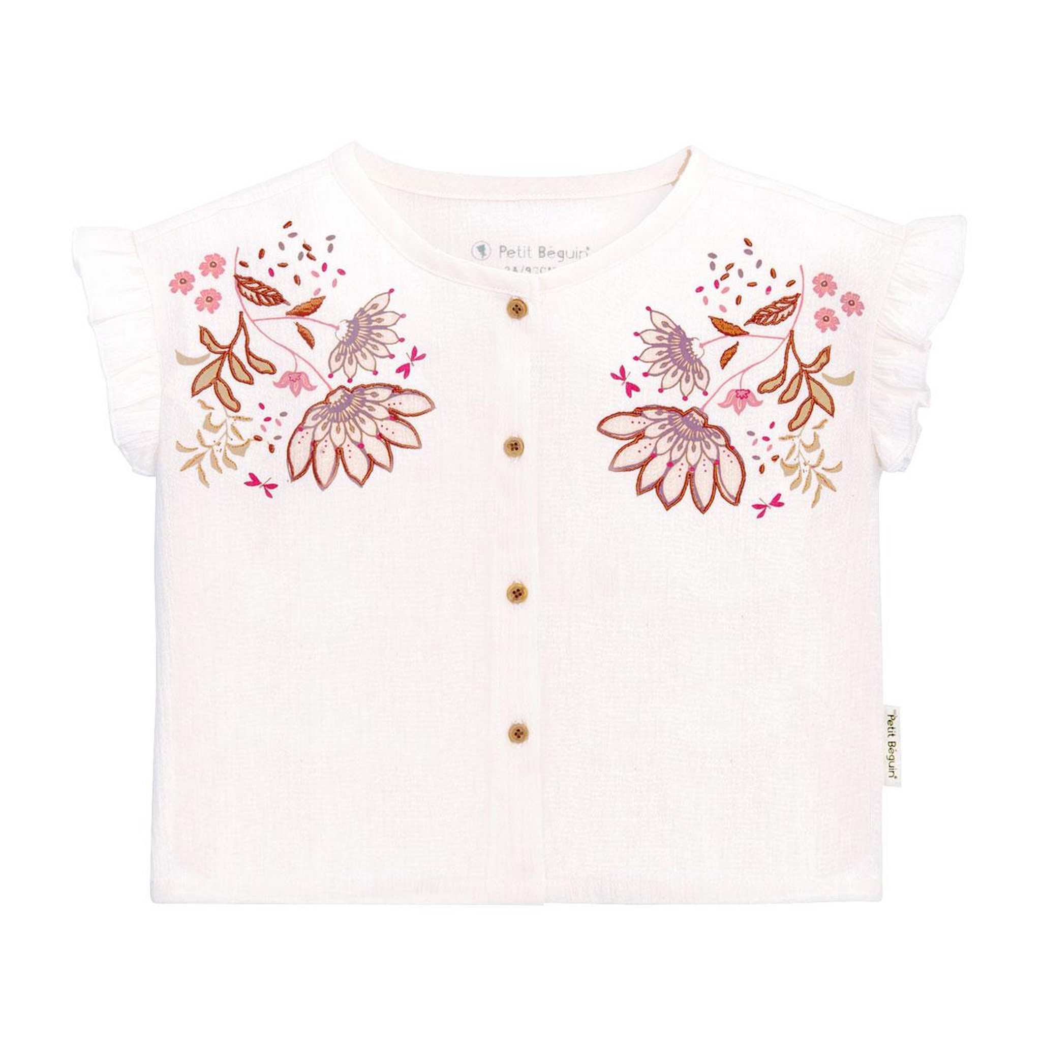 Voir la diapositive 1 : Petit Béguin Blouse fille Mahonia