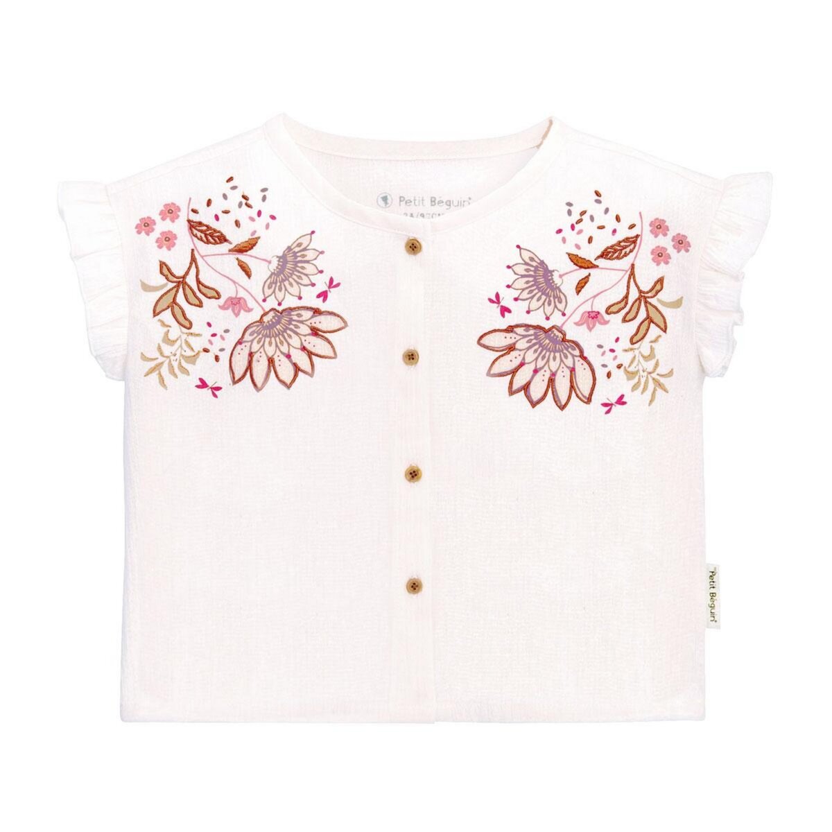 Petit Béguin Blouse fille Mahonia