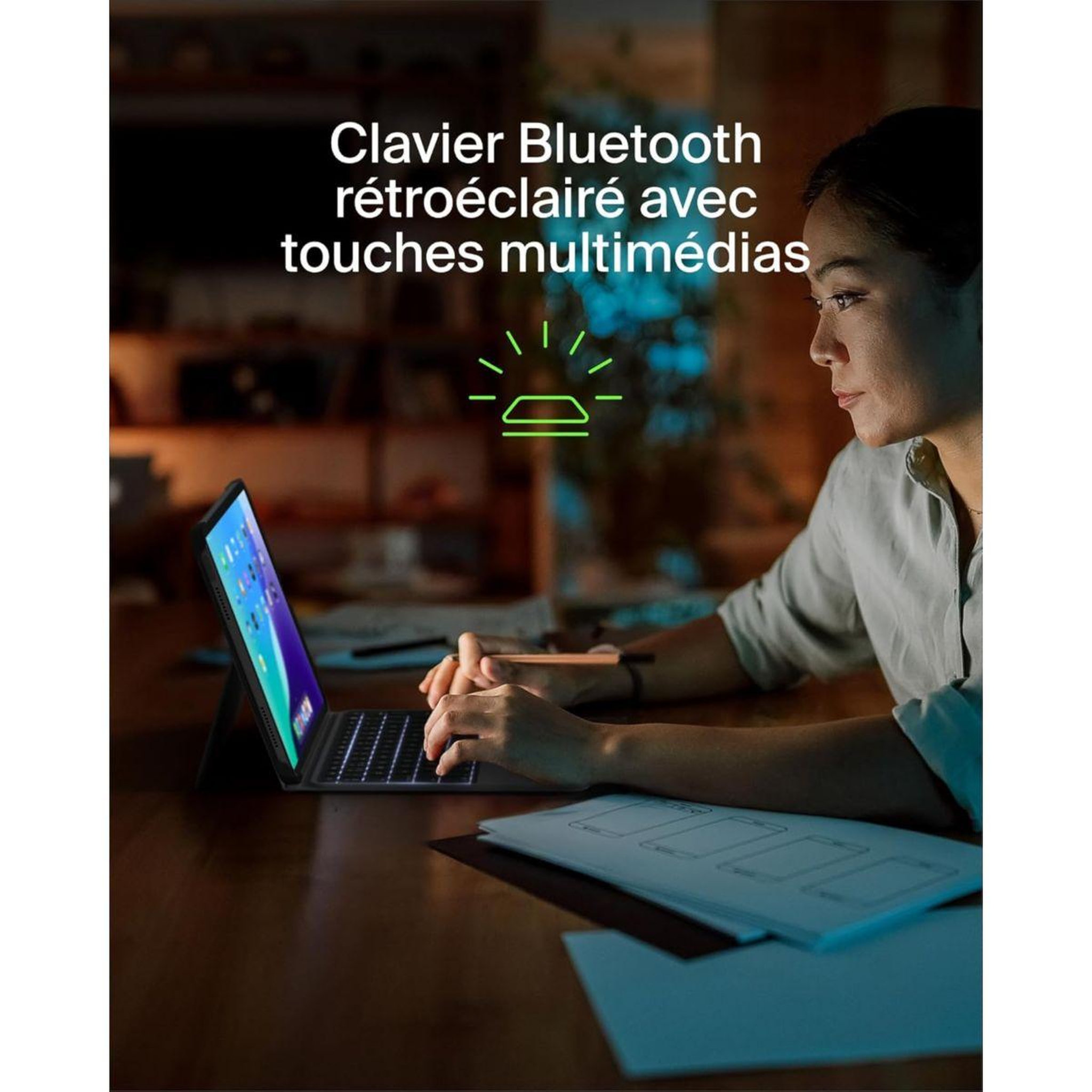 Voir la diapositive 5 : Belkin Clavier tablette Everyday iPad 10,9  (10e gén.)