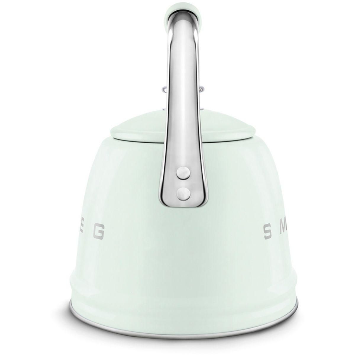 SMEG Bouilloire sifflante 2.3L vert pastel