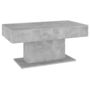 Voir la diapositive 2 : VIDAXL Table basse gris beton 96x50x45 cm bois d'ingenierie