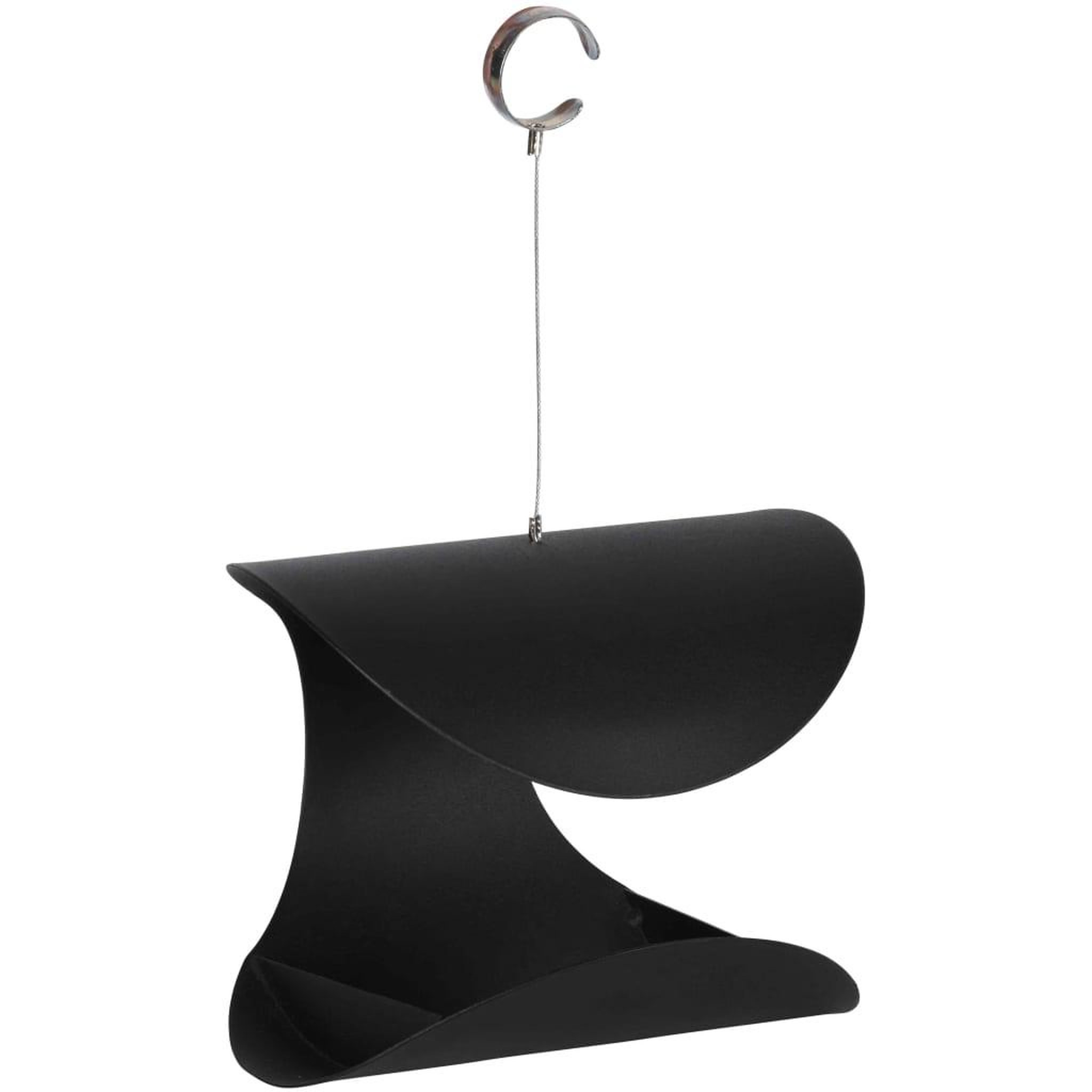 Voir la diapositive 1 : ESSCHERT DESIGN Esschert Design Mangeoire a oiseaux suspendue Noir L FB438