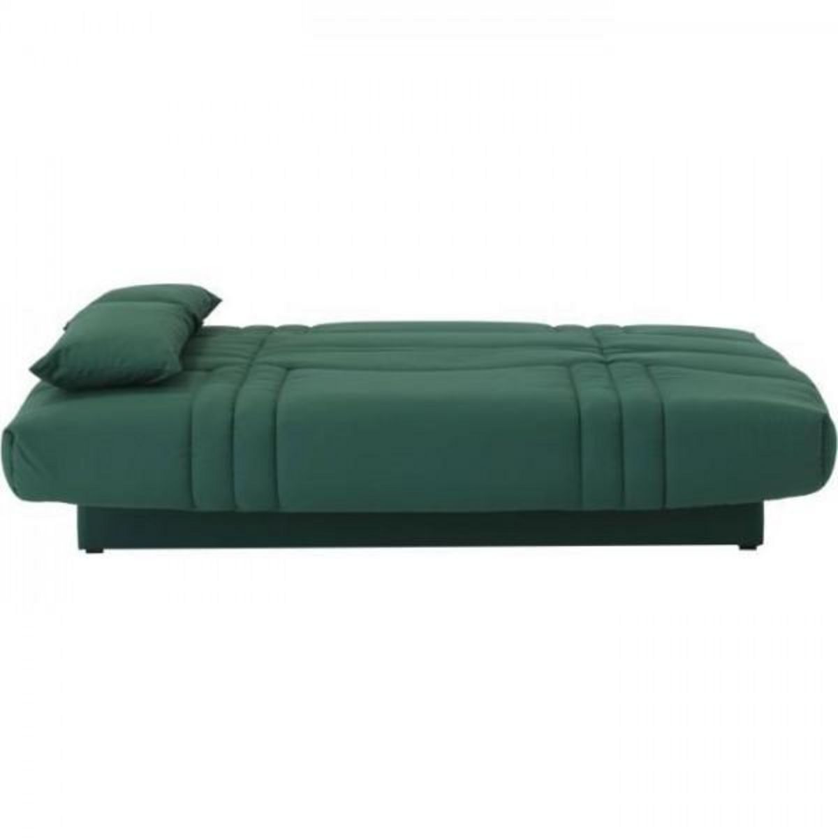 MARKET24 Banquette clic clac 3 places - tissu Vert foret - Style contemporain - L 190 x P 92 cm - DREAM