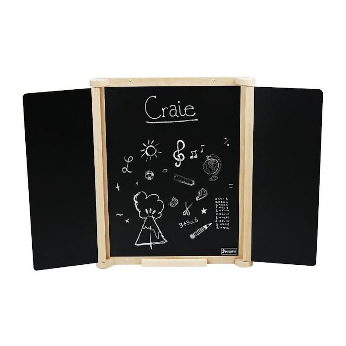 JeuJura Tableau éducatif en bois Jeujura naturel