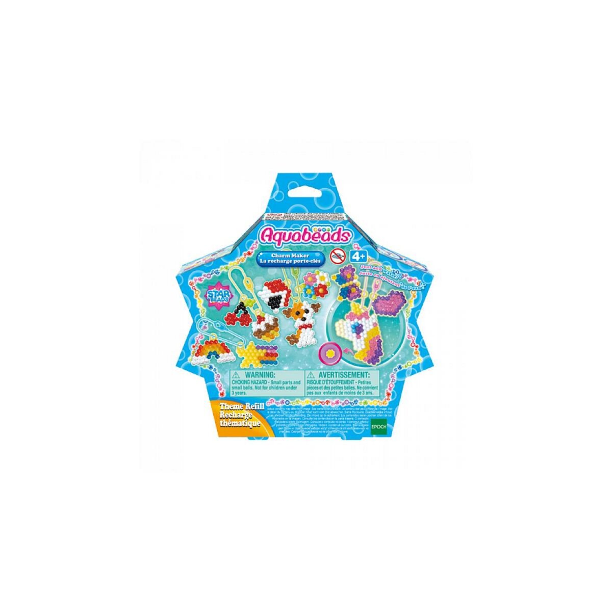 Aquabeads Recharge Porte-Clés Aquabeads 31770 - Créez des Bijoux Uniques et Colorés
