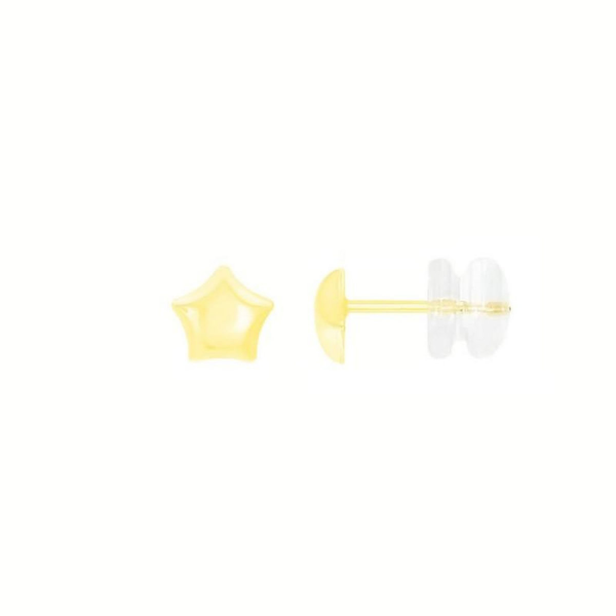 L'ATELIER D'AZUR Boucles d'Oreilles  Or Jaune Etoiles - Femme ou Enfant