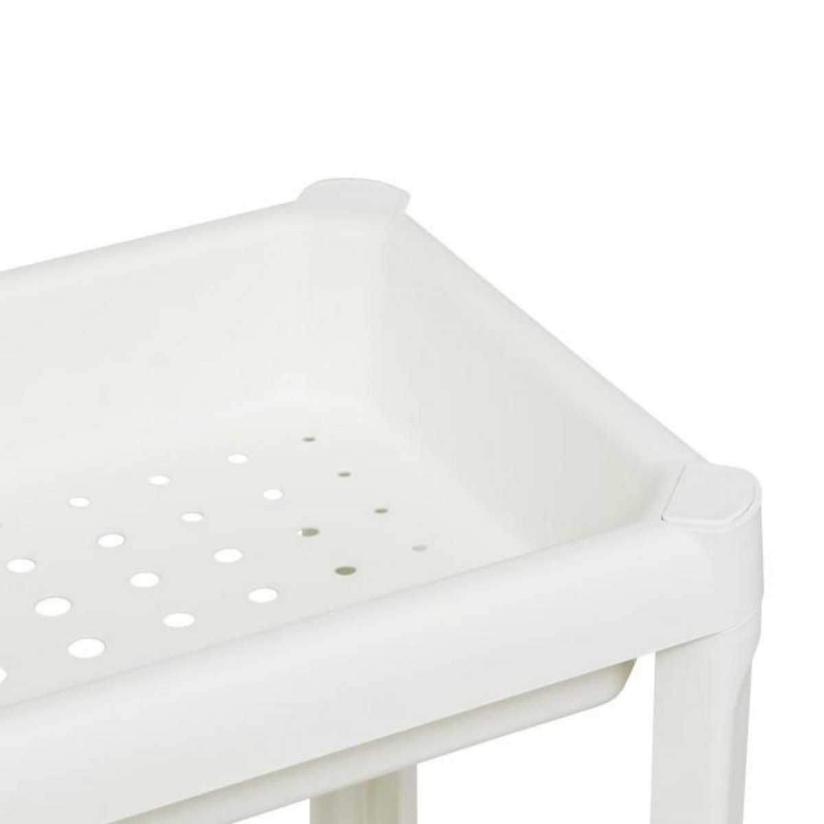 FIVE Desserte Salle de Bain  4 Niveaux  100cm Blanc