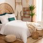 Voir la diapositive 3 : ATMOSPHERA Taie d'Oreiller  Percale  50x70cm Blanc