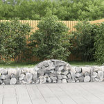 VIDAXL Paniers a gabions arques 7 pcs 200x50x40/60 cm fer galvanise
