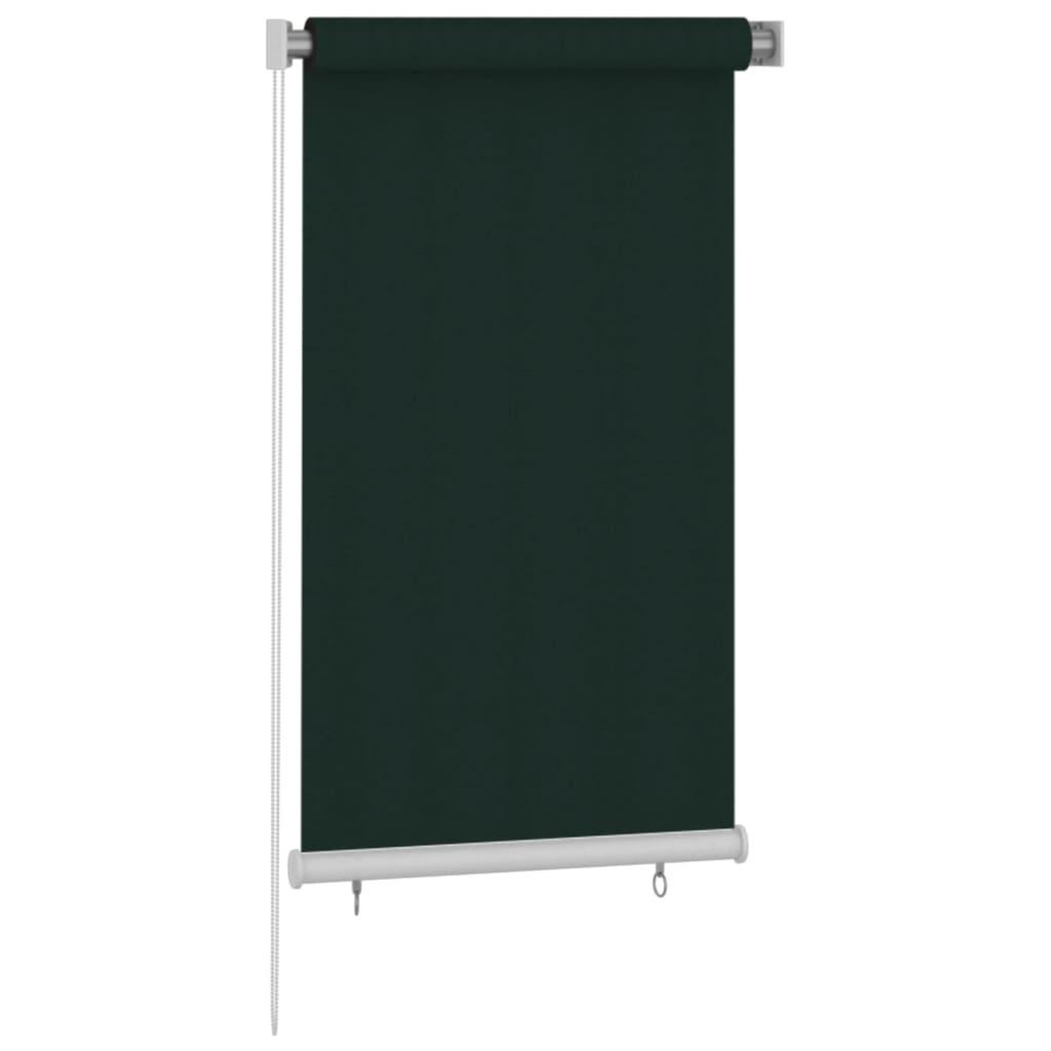 Voir la diapositive 2 : VIDAXL Store roulant d'exterieur 85 (l) x 140 (h) cm hdpe vert fonce