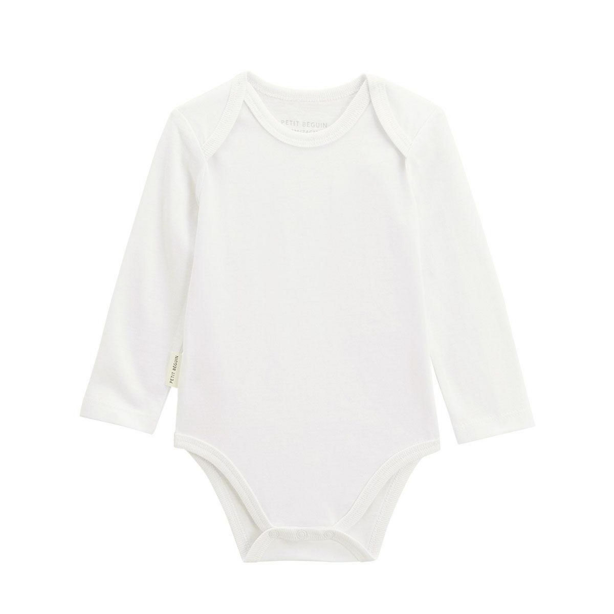 Petit Béguin Lot de 3 bodies bébé manches longues