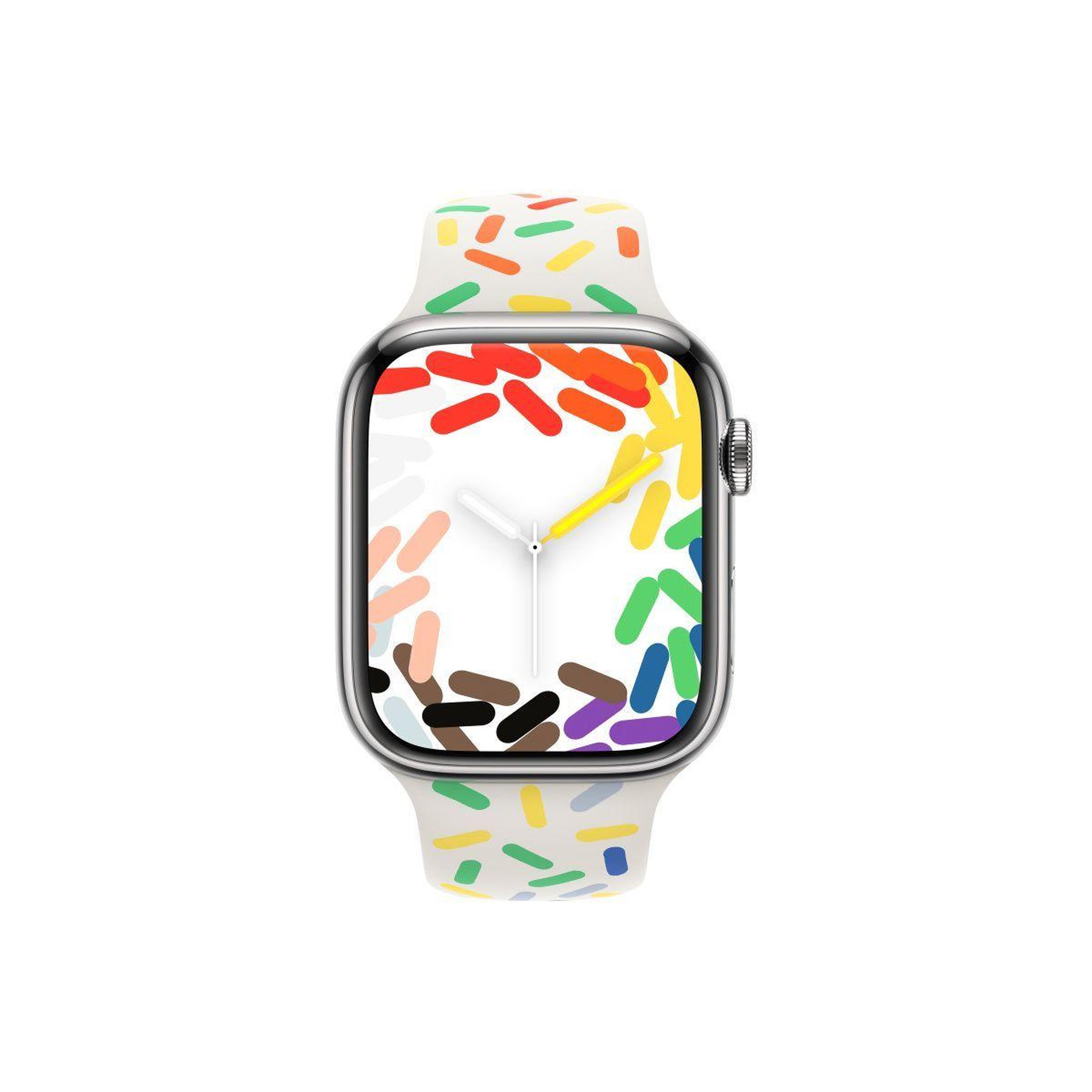 Voir la diapositive 3 : APPLE Bracelet Watch 45mm Sport Pride Edition S/M