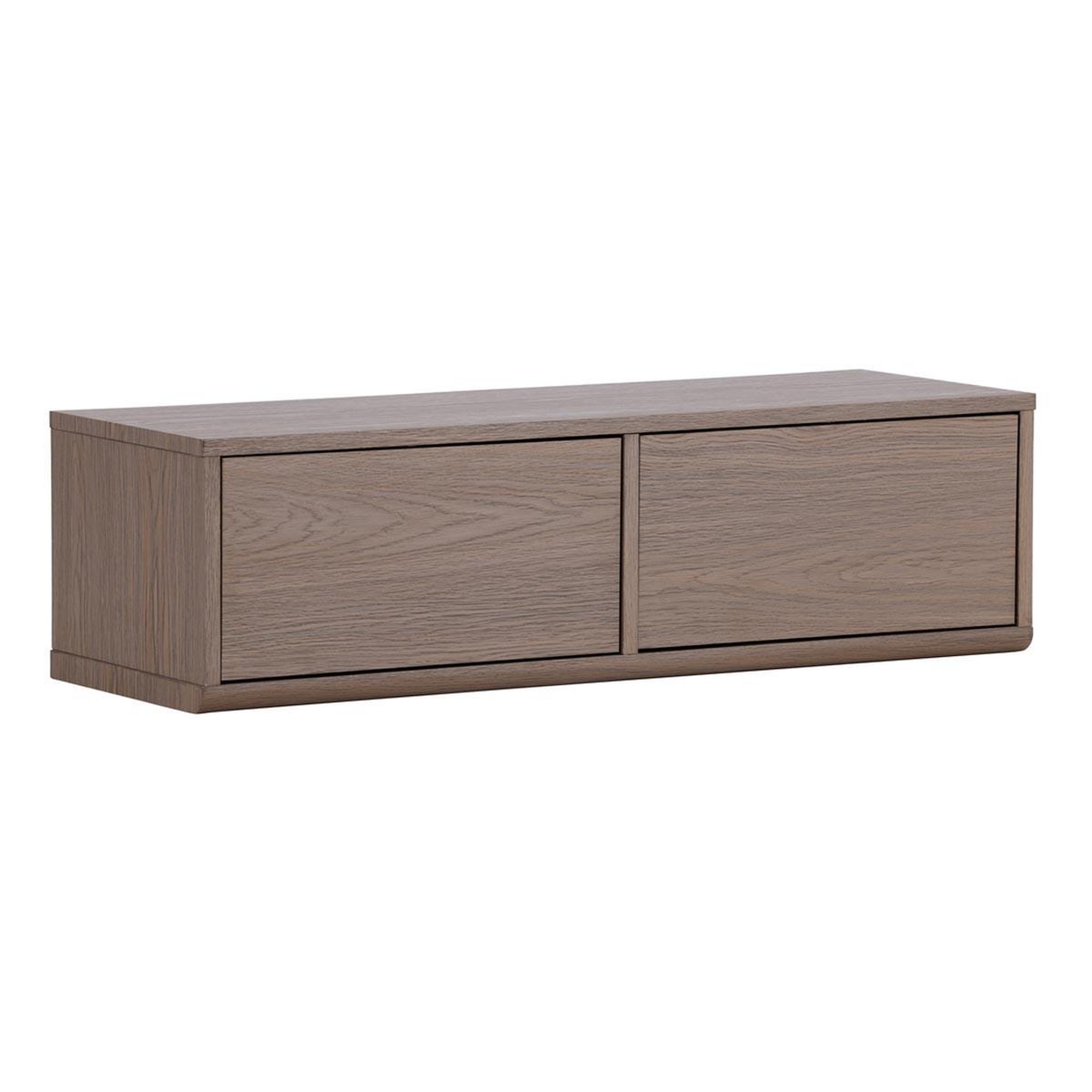 Paris Prix Meuble tv 2 tiroirs  dragh  100cm moka