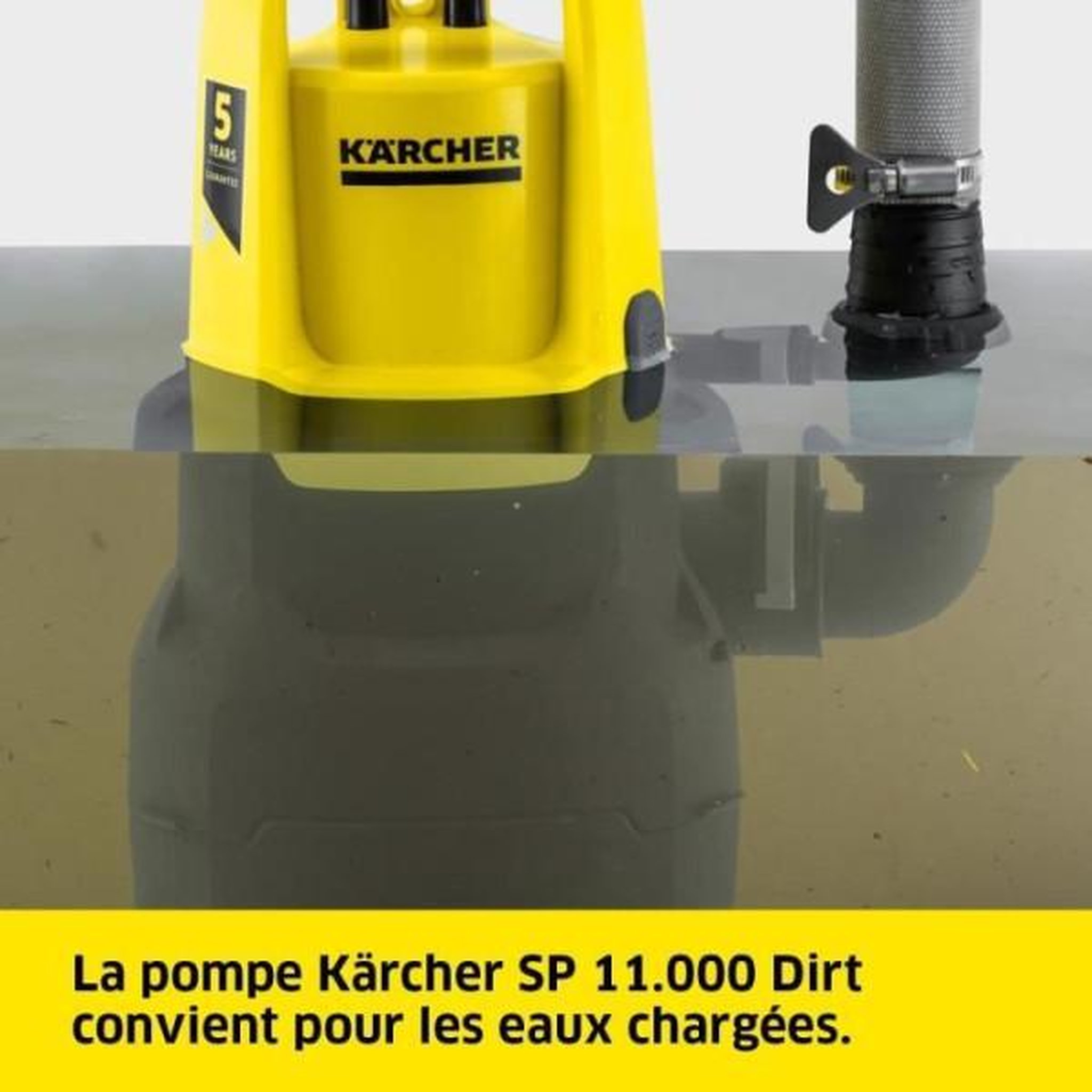Voir la diapositive 2 : KÃ¤rcher Pompe d'évacuation SP 11.000 Dirt eau chargée - Karcher