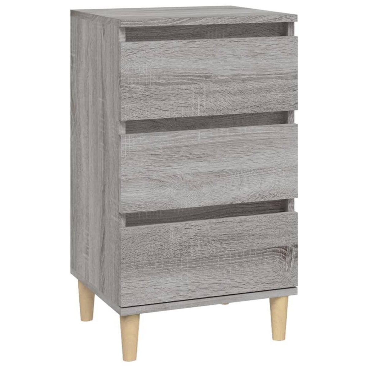 VIDAXL Table de chevet sonoma gris 40x35x70 cm bois d'ingenierie