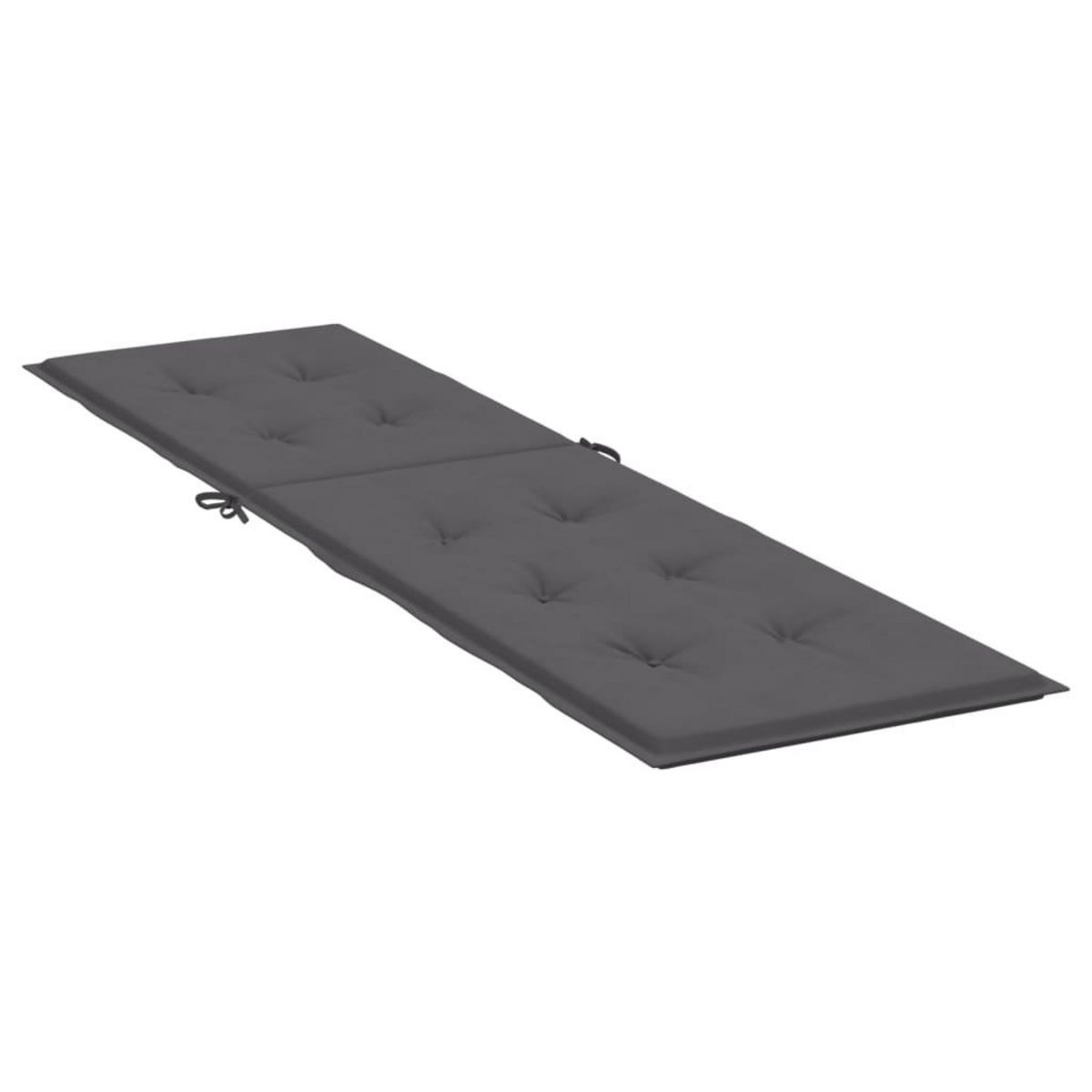 VIDAXL Coussin de chaise de terrasse anthracite (75+105)x50x4 cm