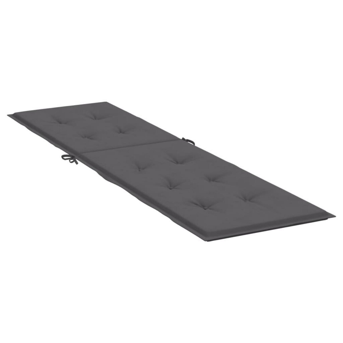 VIDAXL Coussin de chaise de terrasse anthracite (75+105)x50x4 cm