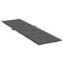 Voir la diapositive 4 : VIDAXL Coussin de chaise de terrasse anthracite (75+105)x50x4 cm