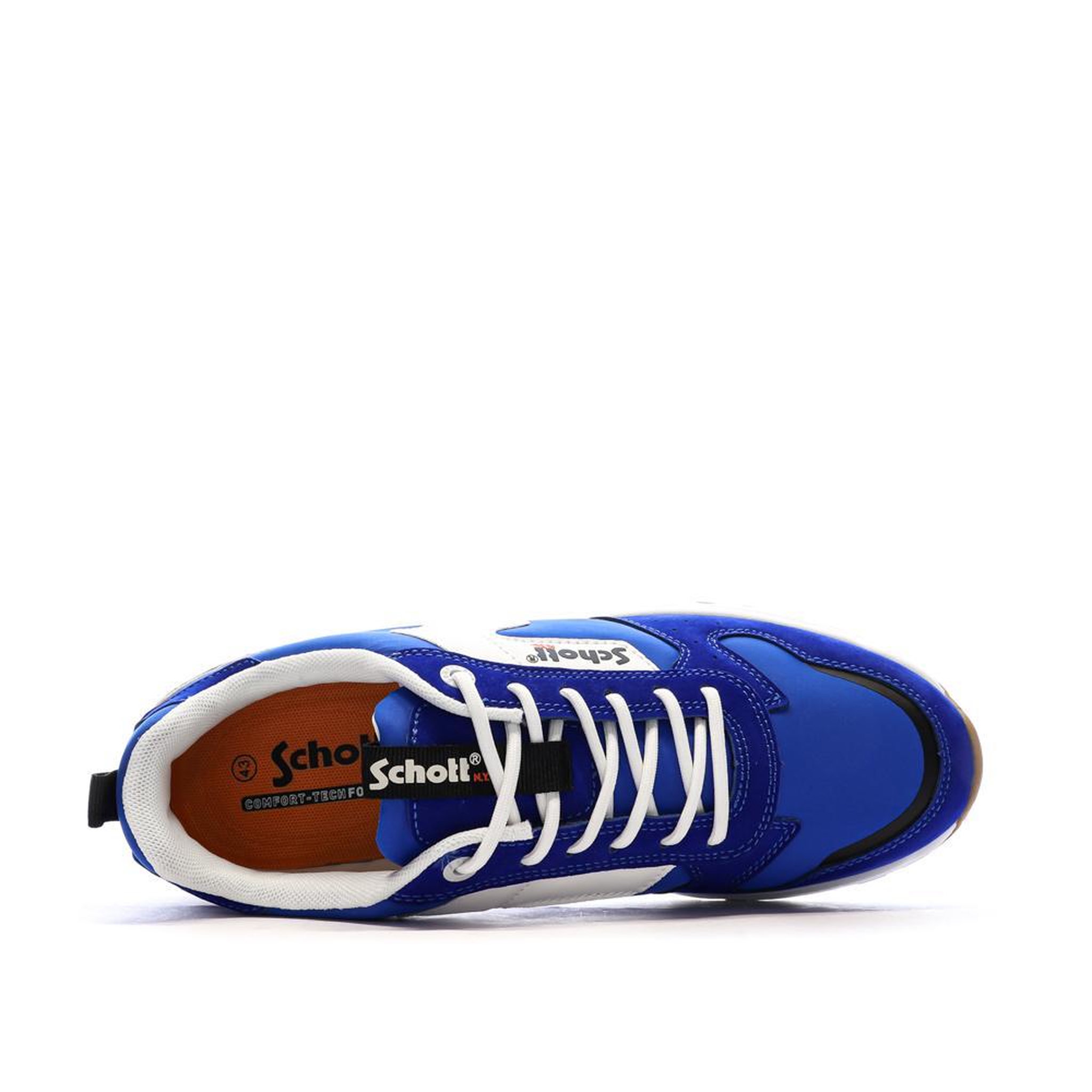 Voir la diapositive 4 : Schott Baskets Bleu Homme Schott Maki