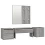 Voir la diapositive 2 : VIDAXL Ensemble de meubles de couloir Sonoma gris Bois d'ingenierie