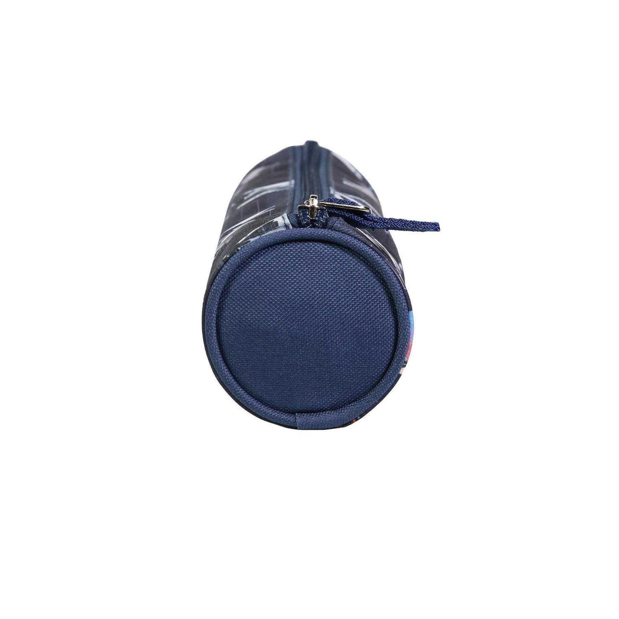 Voir la diapositive 3 : Bagtrotter BAGTROTTER Trousse scolaire ronde Offshore Bleu City Ville