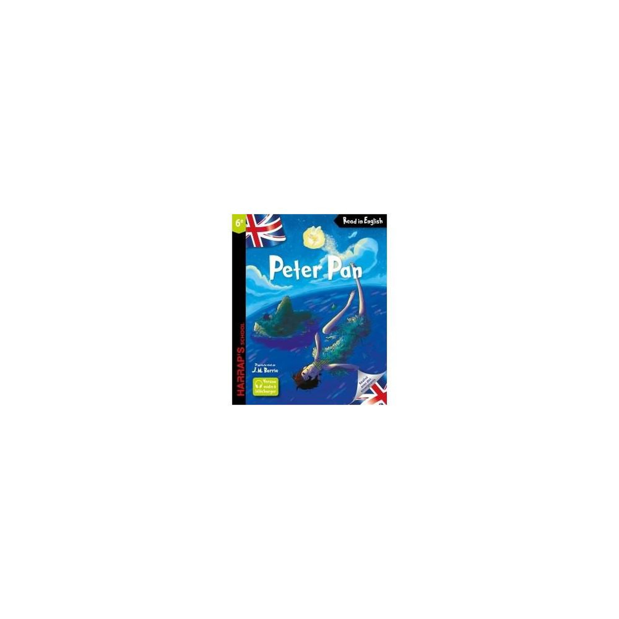 Livre de lecture en anglais niveau 6 peter pan illustré