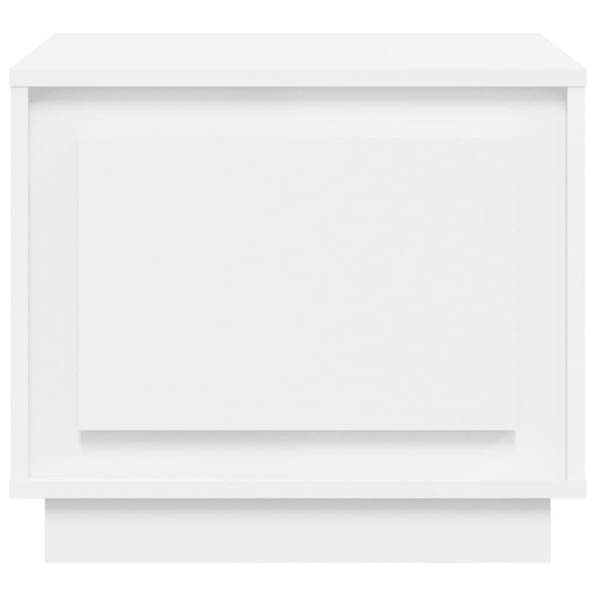 VIDAXL Table basse blanc 51x50x44 cm bois d'ingenierie