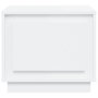 Voir la diapositive 5 : VIDAXL Table basse blanc 51x50x44 cm bois d'ingenierie