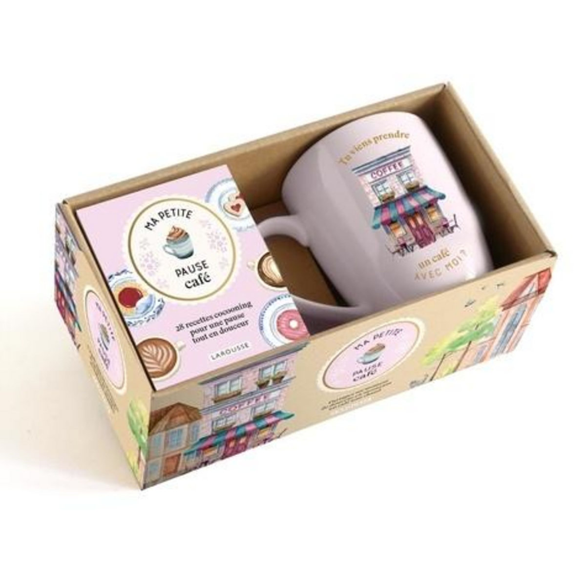 MA PETITE PAUSE CAFE. COFFRET AVEC UN LIVRET DE RECETTES ET UN JOLI MUG, Lebrun Delphine