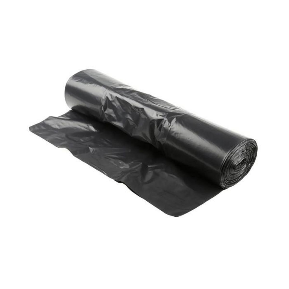 Paris Prix Lot de 10 Sacs Poubelle  Liens Coulissants  130L Noir