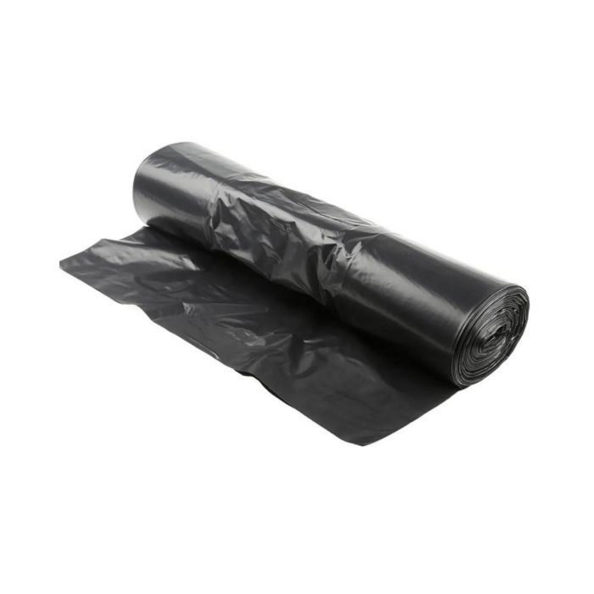 Paris Prix Lot de 10 Sacs Poubelle  Liens Coulissants  130L Noir