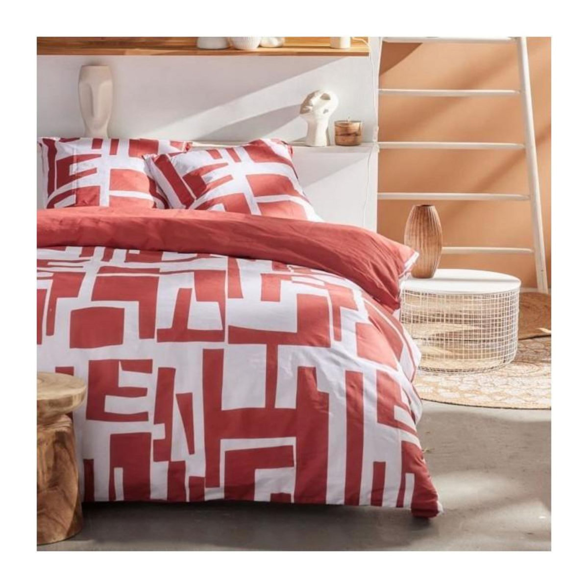 Today Parure de couette - TODAY - Sunshine 17.32 - 240x260cm - 2 personnes - Imprimée - Coton 57 fils