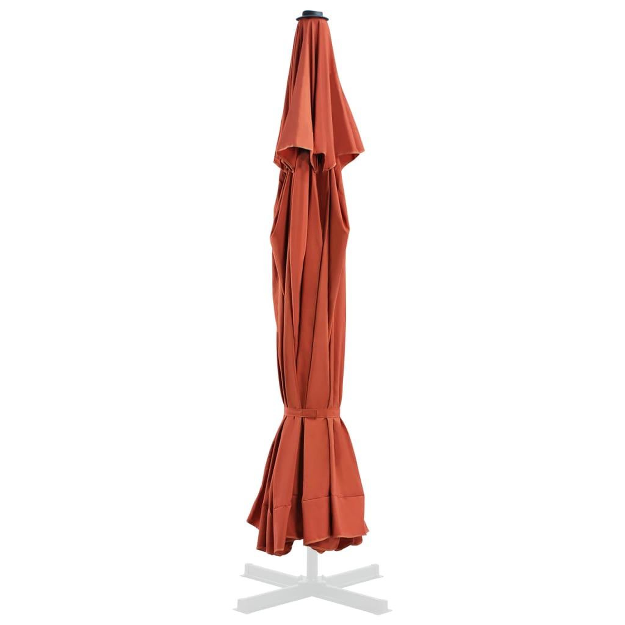 Voir la diapositive 3 : VIDAXL Tissu de remplacement de parasol d'exterieur Terre cuite 500 cm