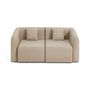 Voir la diapositive 3 : LISA DESIGN Ikare - canapé modulable 2 places - en tissu