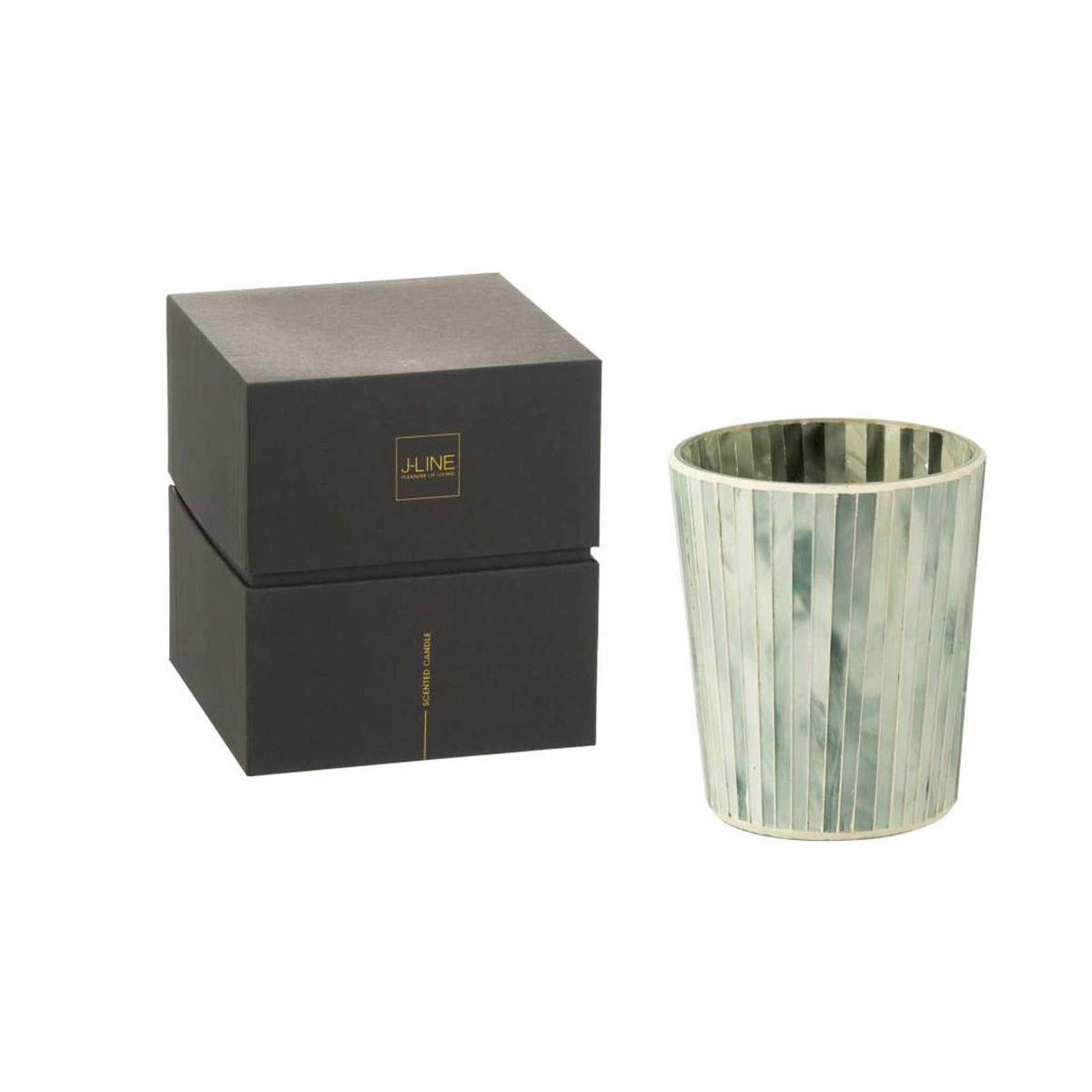 Voir la diapositive 2 : J-LINE Bougie Parfumée  Noa  15cm Seaside Bliss